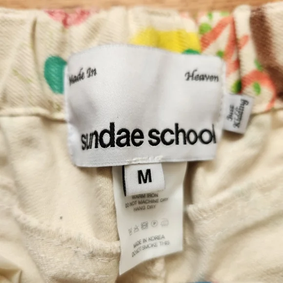 Sundae School spray doodle carpenter pants Sz M - Picture 6 of 8